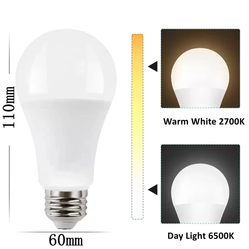 LED motion sensor bulb