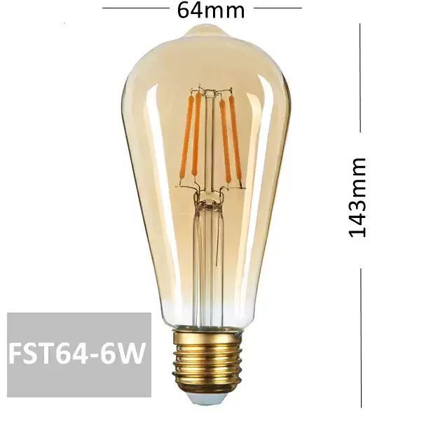 Bombilla de filamento LED ST64
