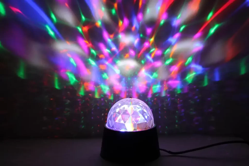 LED pequeno flash de bola mágica