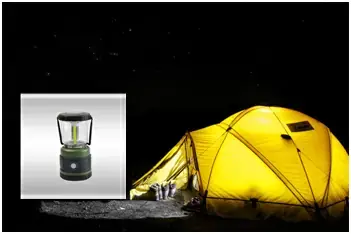 Linterna LED para acampar al aire libre